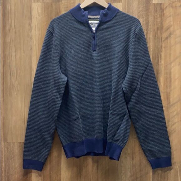 JOS A. BANK - 1/4 Zip Sweater - Picture 1 of 5